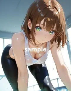 AIイラスト 美女 A4ポスター H16