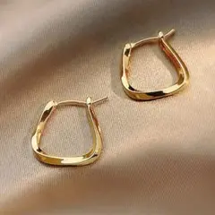 再入荷♡　ゴールド　ピアス　S925　フープ　リング　両耳　ユニセックス