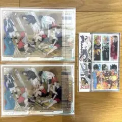 『ハイキュー！！」アクリルパネル ×2 とチェンジングしおり両面カード4枚