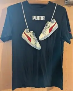PUMA スニーカーイラスト Tシャツ M