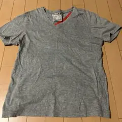 KATHARINE HAMNETT グレー Vネック Tシャツ M