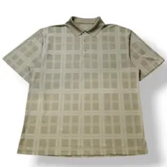 「PRO TOUR ジオメトリックポロシャツ – Beige」