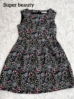 高級感 スーパービューティ Super Beauty 刺繍 ワンピース