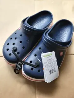 【新品】クロックス　 ネイビー クロッグバンド　crocs　２９cm　サンダル