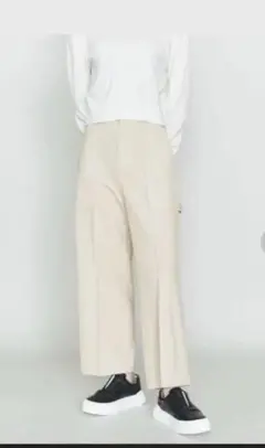 試着のみ　ASTRAET ギャバクロップド ペインターパンツ　サイズ1