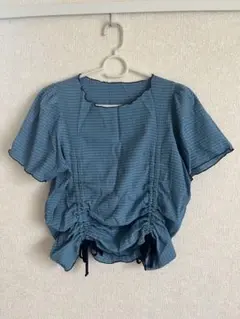【美品】POPPY ギャザートップス