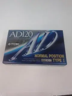 【未開封】カセットテープ　TDK AD120 ノーマル