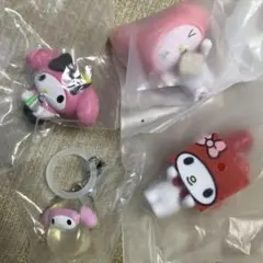 新品 マイメロディ ガチャガチャ　4個セット