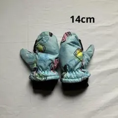 子供手袋 キッズ手袋 防寒雪遊びスキー 2-3歳14cm