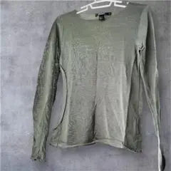 DKNY オリーブグリーン 長袖トップス S