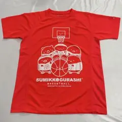 ファイテン RAKUシャツ 速乾 Tシャツ すみっコぐらし オレンジ M