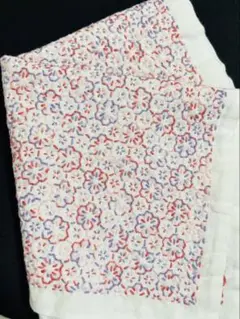 刺し子 花ふきん 花かいろう