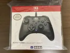 Switch2/PC用 ホリパッドTURBO ブラック HORI