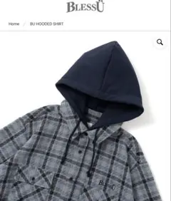 【BLESS Ü】 BU Hooded Shirt