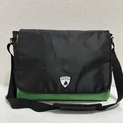 AUTOMOBILI LAMBORGHINI メンズ メッセンジャーバッグ ロゴ