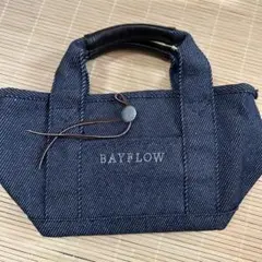 BAYFLOW デニム　ミニトート　サブバッグ　ランチトート