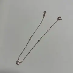 4℃ ピンクゴールドチェーンブレスレット