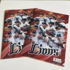 非売品‼️埼玉西武ライオンズ ミニクリアファイル 2枚セット