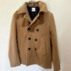BROWNY ブラウニー　ピーコート　メンズ　Sサイズ　ブラウン　ダブル　美品