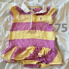 【75㎝】Ralph Lauren カジュアルワンピース 0-3ヶ月