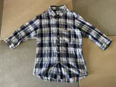 H.R. MARKET ネルシャツ Mサイズ ネイビー系チェック