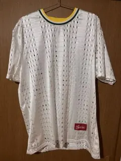 Supreme メッシュ Tシャツ L ホワイト