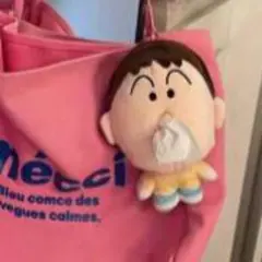 しんちゃん ぬいぐるみ ストラップ付き