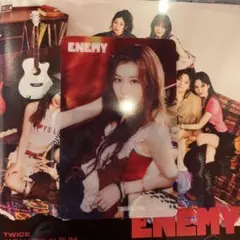 TWICE ENEMY サナ タワレコ特典 クリアトレカ