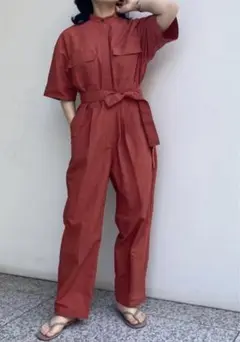 秋色夏服 新品 uncrave オールインワン　オンワード