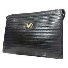 【美品✨】マリオヴァレンティノ クラッチバッグ レザー ブラック