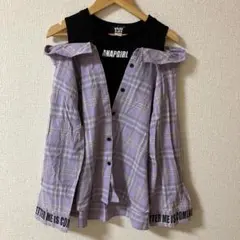 ANAP GIRL チェック柄 トップス Mサイズ