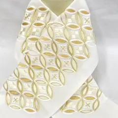 半衿 半襟 Silelly シルエリー No.32-268 生地:白地 刺繍:白