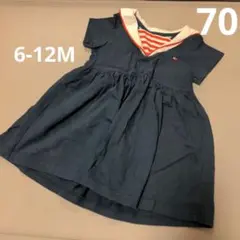 TOMMY HILFIGER 70 ワンピース 6-12M トミーフィルフィガー