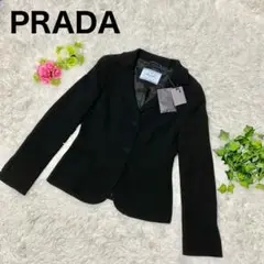 ⭐︎新品⭐︎未使用⭐︎ PRADA プラダ テーラードジャケット 2B ブラック L
