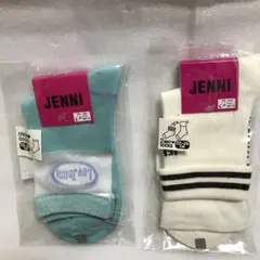 JENNI ジェニィ 靴下 ソックス　2P セット 22-24㎝