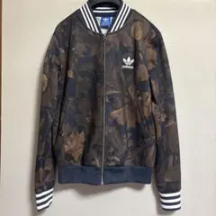アディダスオリジナルス　トラックジャケット　トレフォイル葉柄