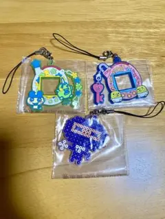 【匿名配送】一番くじたまごっち　F賞　きらきらラバーチャーム3点セット