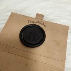 【新品未使用】スターバックス STARBUCKS スマホリング 黒