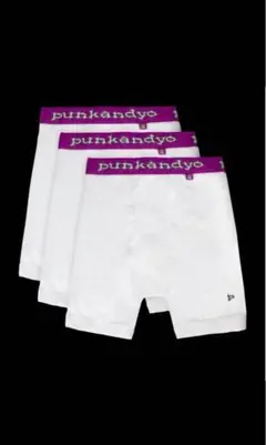 punkandyō ホワイトボクサーパンツ