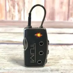 トゥミ　TUMI　鍵　ワイヤーキー　ダイヤルキー　ロック　キーリング　ブラック
