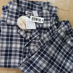 EDWIN チェック柄 パジャマ LLサイズ