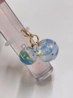 レジン　アンブレラマーカー　ヨーヨー　No.58