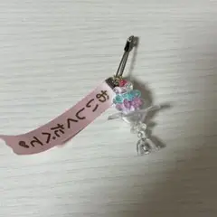パフェ　ビーズ　ブローチ