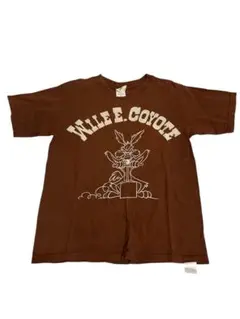 ルーニーテューンズ Wile E. Coyote ブラウンTシャツ キムタク