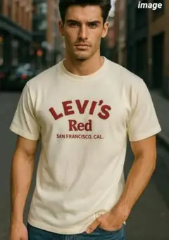 【希少】Levi's Red 刺繍ロゴTシャツ Mサイズ 大人気 ユニセックス