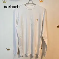 carhartt ホワイト ロングスリーブ Tシャツ M