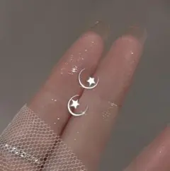お洒落 セーラームーン風 ピアス 星 レディース アクセサリー シンプル 月