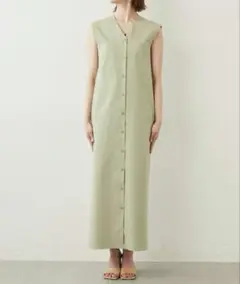 GALLARDAGALANTE Vネックシャツワンピース
