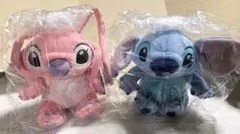 劇レア リロ&スティッチ キュートサイズお座りくたくたぬいぐるみ 2種 プライズ