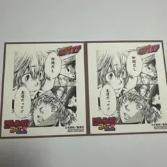 ジャンプフェア アニメイト 特典 色紙 リボーン